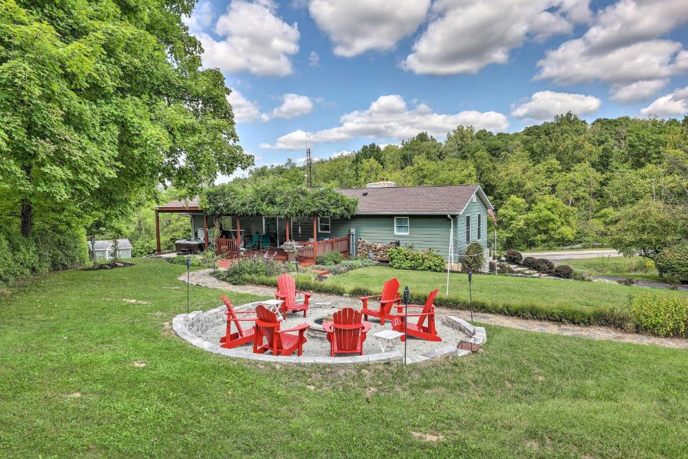 Family-Friendly Brookville Home with Hot Tub!